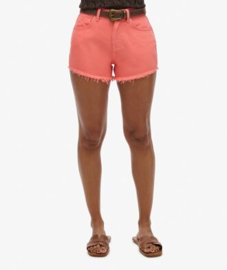 High Rise Denim Shorts