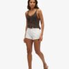 High Rise Denim Shorts