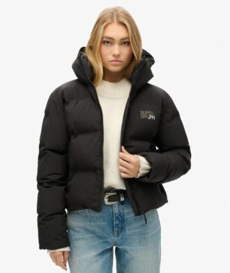 Hooded Boxy Puffer Jacket