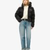 Hooded Boxy Puffer Jacket
