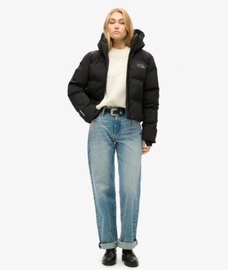 Hooded Boxy Puffer Jacket