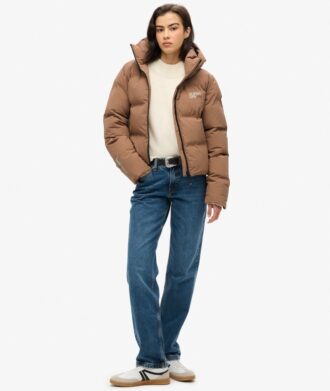 Hooded Boxy Puffer Jacket