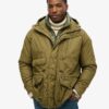 Hooded Cotton Lined Deck Jacket