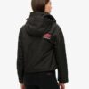 Hooded Embroidered Sd Windbreaker Jacket