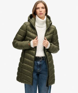 Hooded Fuji Mid Padded Coat