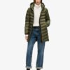 Hooded Fuji Mid Padded Coat