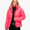 Hooded Fuji Quilted Padded Jacket