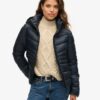 Hooded Fuji Quilted Padded Jacket