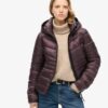Hooded Fuji Quilted Padded Jacket