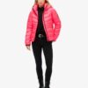 Hooded Fuji Quilted Padded Jacket