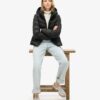 Hooded Fuji Quilted Padded Jacket