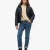 Hooded Fuji Quilted Padded Jacket