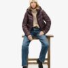 Hooded Fuji Quilted Padded Jacket
