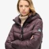 Hooded Fuji Quilted Padded Jacket