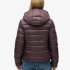 Hooded Fuji Quilted Padded Jacket
