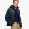 Hooded Knit Storm Hybrid Jacket