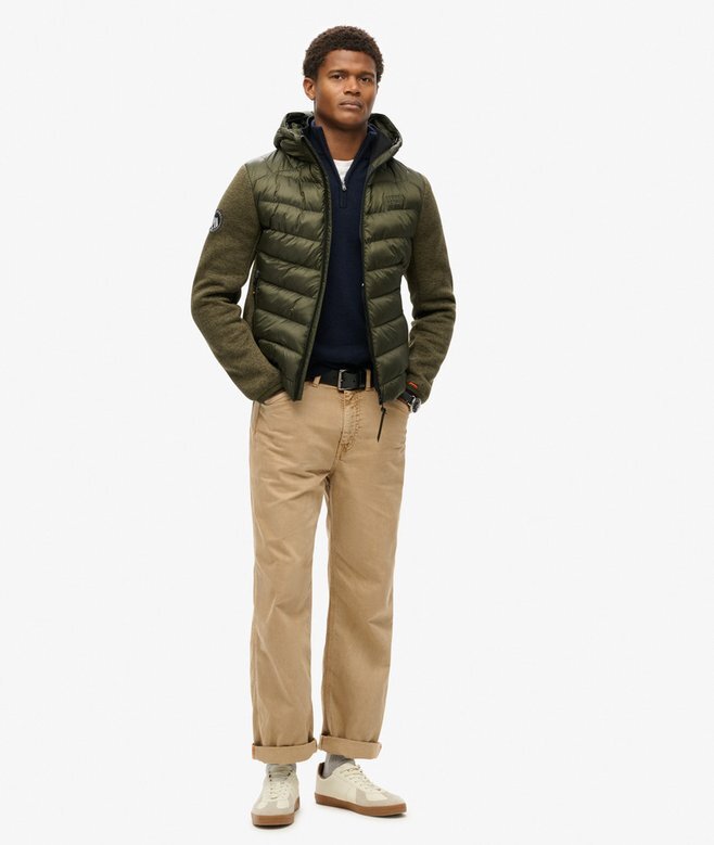 Hooded Knit Storm Hybrid Jacket Hooded Knit Storm Hybrid Jacket