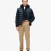 Hooded Knit Storm Hybrid Jacket