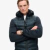 Hooded Knit Storm Hybrid Jacket