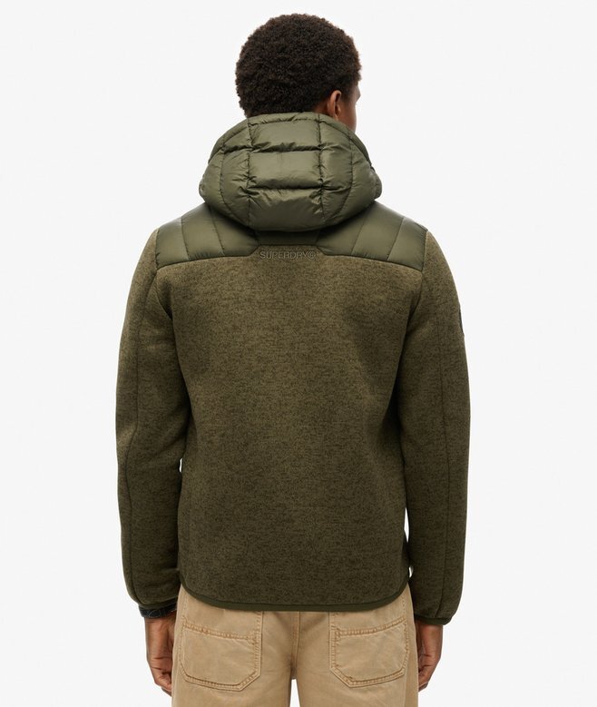 Hooded Knit Storm Hybrid Jacket Hooded Knit Storm Hybrid Jacket