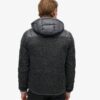 Hooded Knit Storm Hybrid Jacket