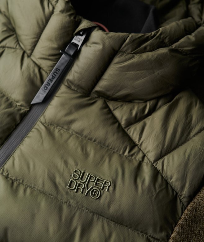 Hooded Knit Storm Hybrid Jacket Hooded Knit Storm Hybrid Jacket