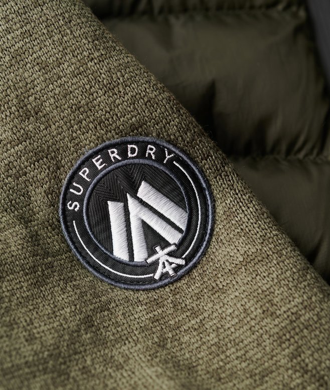 Hooded Knit Storm Hybrid Jacket Hooded Knit Storm Hybrid Jacket