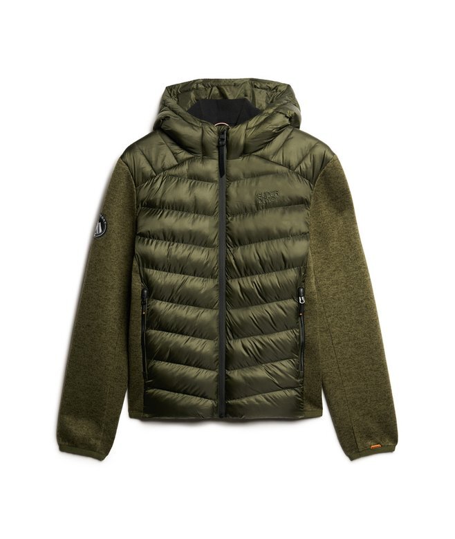 Hooded Knit Storm Hybrid Jacket Hooded Knit Storm Hybrid Jacket