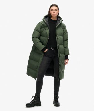 Hooded Longline Puffer Coat
