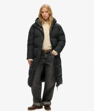 Hooded Longline Puffer Coat
