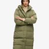 Hooded Longline Puffer Coat