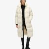 Hooded Longline Puffer Coat