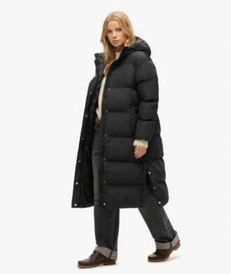 Hooded Longline Puffer Coat