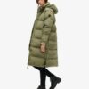 Hooded Longline Puffer Coat