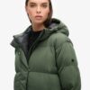 Hooded Longline Puffer Coat