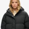 Hooded Longline Puffer Coat