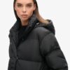 Hooded Longline Puffer Coat