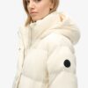 Hooded Longline Puffer Coat