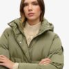 Hooded Longline Puffer Coat