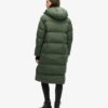 Hooded Longline Puffer Coat