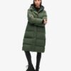Hooded Longline Puffer Coat