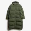 Hooded Longline Puffer Coat