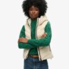 Hooded Microfibre Padded Gilet