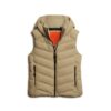 Hooded Microfibre Padded Gilet