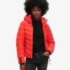 Hooded Microfibre Padded Jacket