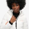 Hooded Microfibre Padded Jacket
