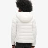Hooded Microfibre Padded Jacket