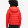 Hooded Microfibre Padded Jacket