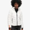 Hooded Microfibre Padded Jacket