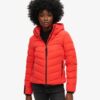 Hooded Microfibre Padded Jacket